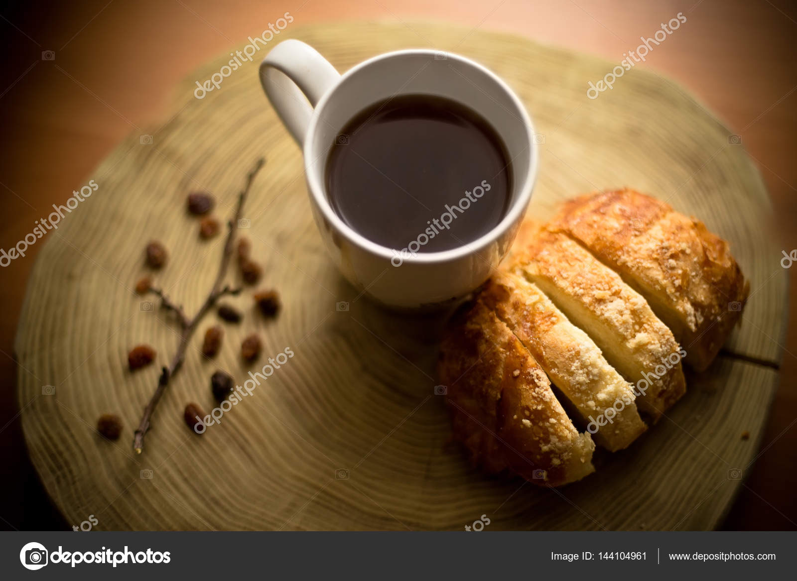 A Cup Of Coffee And A Sweet Roll Sliced On Wood Bar Stock Photo Image By C Christening A Cup Of Coffee And A Sweet Roll Sliced On Wood Bar Stock Photo Image By C Christening