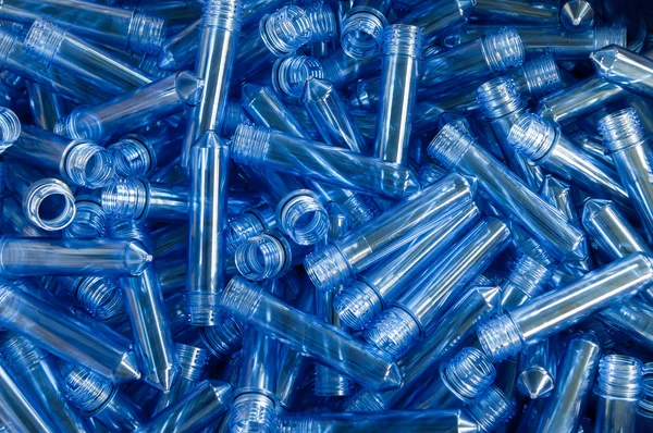 Para a produção de garrafas de plástico fábrica — Fotografia de Stock
