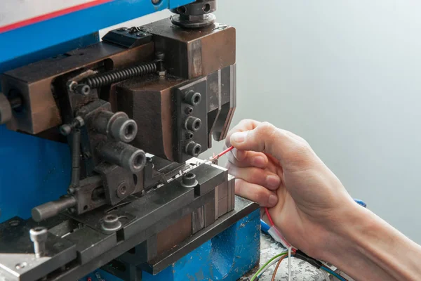 Máquina para cabo de corte manual — Fotografia de Stock