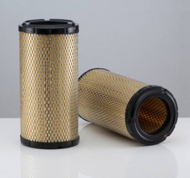 Beyaz bir arka plan üzerinde otomobil filtre