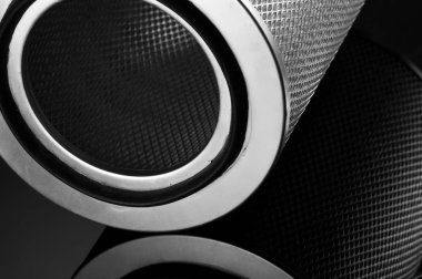 siyah bir arka plan üzerinde otomobil filtre