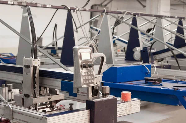 Fabryka wyrobów włókienniczych i odzieży — Zdjęcie stockowe