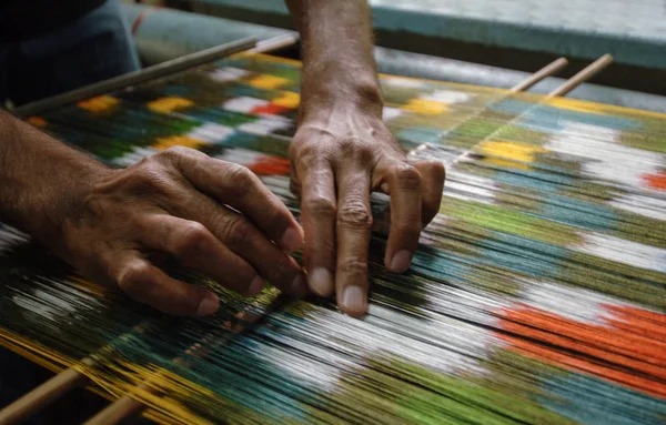 production and weaving of carpets and fabrics