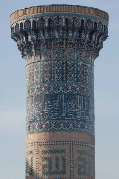 Elementos da arquitetura antiga da Ásia Central — Fotografia de Stock