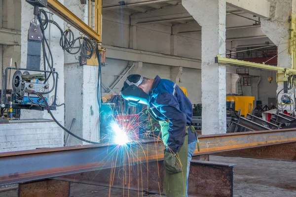 Manual gas welding — Stock Photo, Image