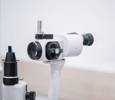 Göz kliniğinde ekipman