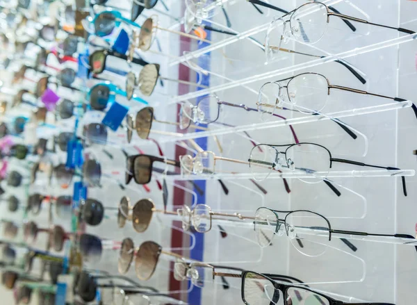 Eye glasses on the stand — Stock Photo, Image