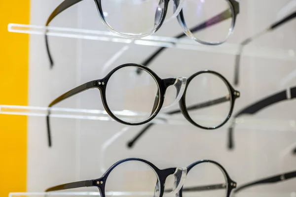 Eye glasses on the stand — Stock Photo, Image