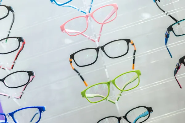 Eye glasses on the stand — Stock Photo, Image