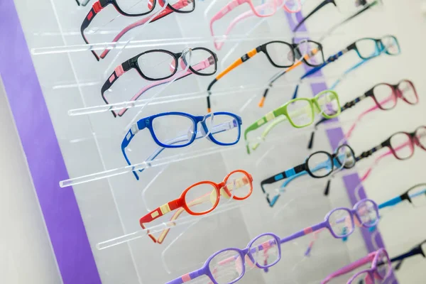 Eye glasses on the stand — Stock Photo, Image