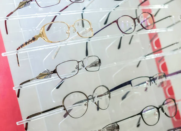 Eye glasses on the stand — Stock Photo, Image