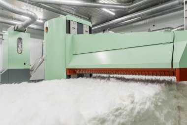 taraklama makine tekstil fabrikası