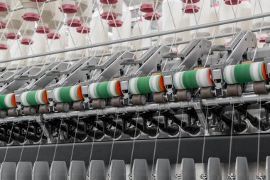 biriktiricileri iplik Tekstil Fabrikası'nda
