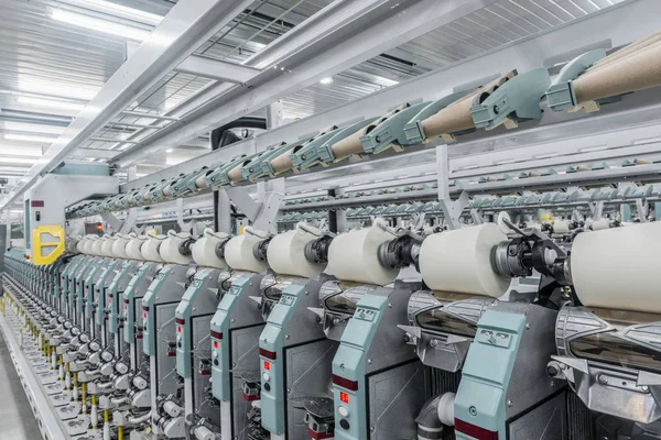 biriktiricileri iplik Tekstil Fabrikası'nda