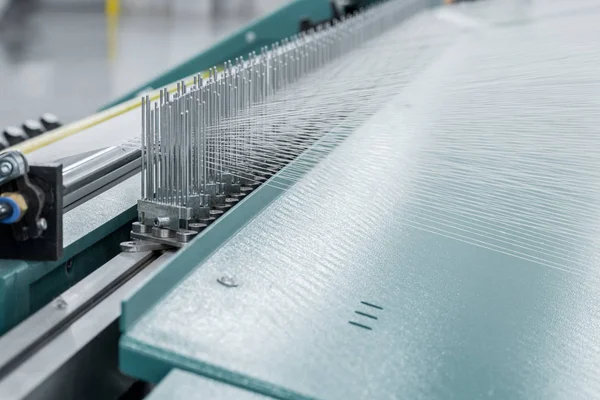 Textil fonal feldolgozás üzlet — Stock Fotó