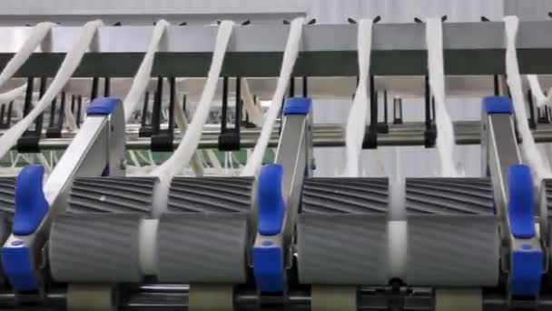 Máquinas Equipamentos Oficina Para Produção Linha Visão Geral Interior Fábrica — Vídeo de Stock