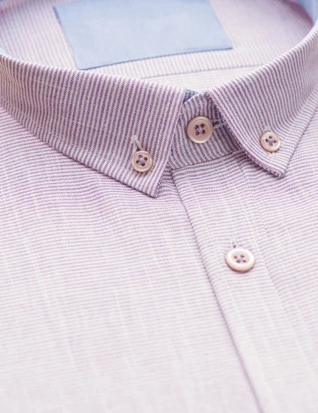 Camisa de algodão, close-up — Fotografia de Stock