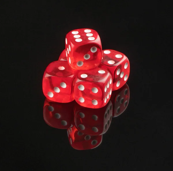Playing dice, close-up — Stock Photo, Image