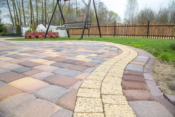 Parke, düzenlenir cobblestones