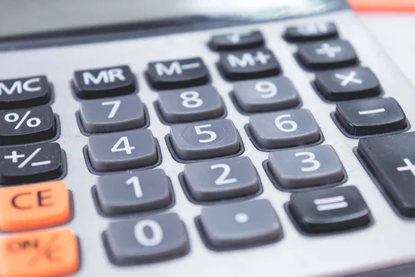 Close up business design calculator in work office — Stock Photo, Image