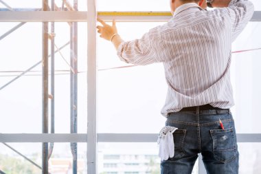 Mühendislik İnşaat ekip çalışması kavramı: profesyonel enginee