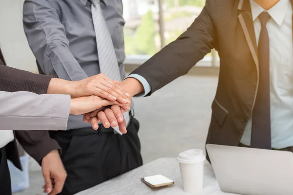 Concepto de éxito empresarial: gente de negocios reunión equipo de trabajo — Foto de Stock