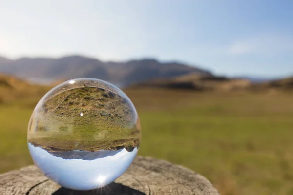 Glaskugel Der Natur — Stockfoto