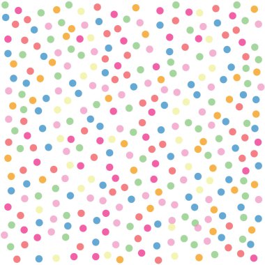 konfeti arkaplanı beyaz üzerine izole edildi