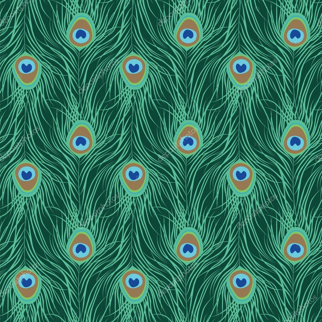 Peacock feather seamless pattern Stock Vector by ©moibalkon 125721214, image size:1024x1024