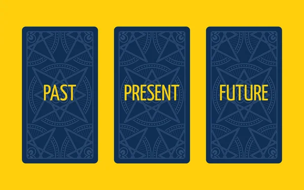 Üç kart tarot yayıldı. Geçmişi, bugünü ve geleceği