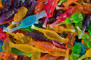 şekerli renkli tatlı