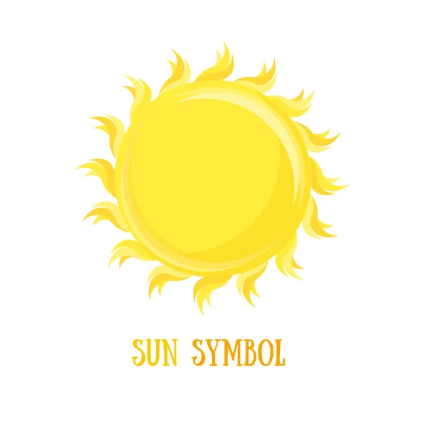 Symbol Sun. vektoru — Stockový vektor