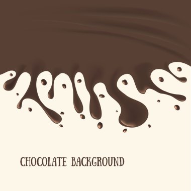 Çikolata arka plan. Vektör