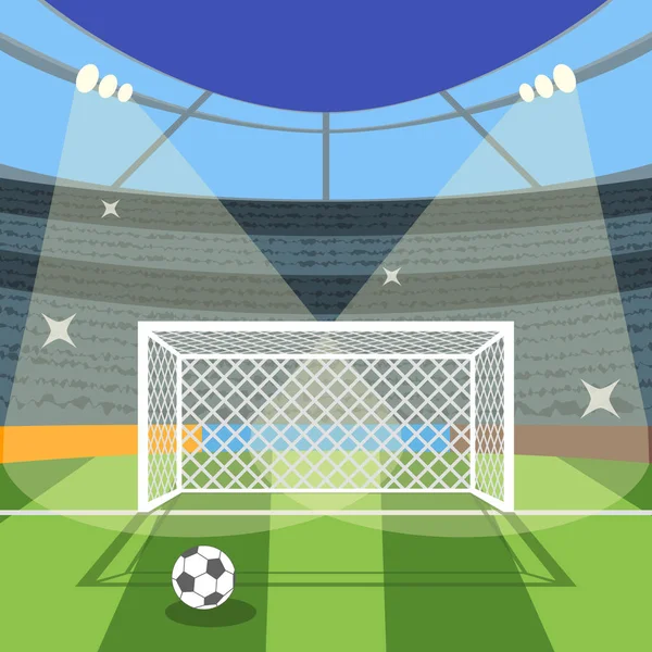 Cartoon Football Soccer Field. Vector Stock Illustration by ©bigmouse  #141180448
