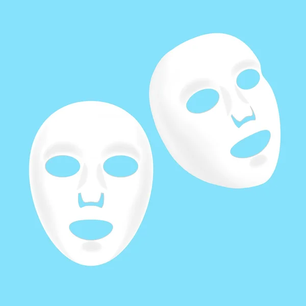 Косметический набор маски для лица. Вектор — стоковый вектор