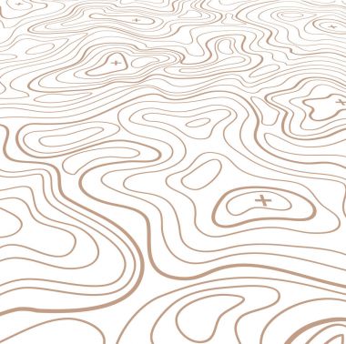Manzara topografik harita ince çizgi arka plan. Vektör