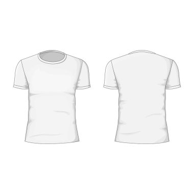 Adam T-shirt Pamuk Giyim. Vektör