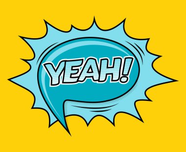 Komik konuşma balonu etkisi Evet. Vektör