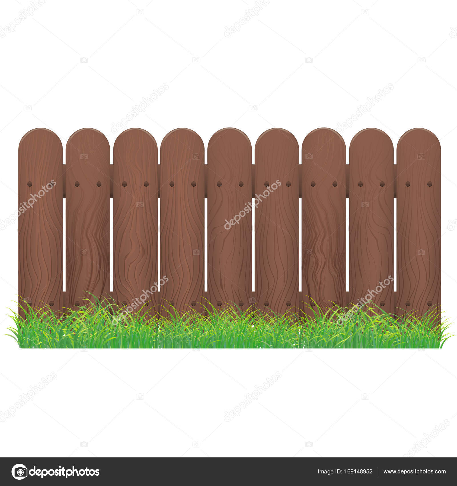 realistic-template-blank-brown-fence-and-green-grass-vector-stock-vector-by-bigmouse-169148952 for Free Printable Picket Fence Template Realistic Template Blank Brown Fence and Green Grass. Vector Stock Vector by ©bigmouse 169148952 for Free Printable Picket Fence Template