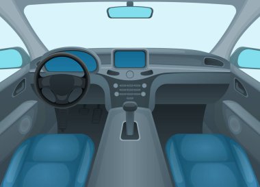 İç araba veya otomatik iç. Vektör