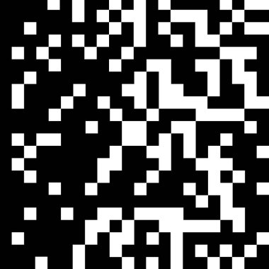 Soyut geometrik arka plan piksel siyah beyaz. Vektör