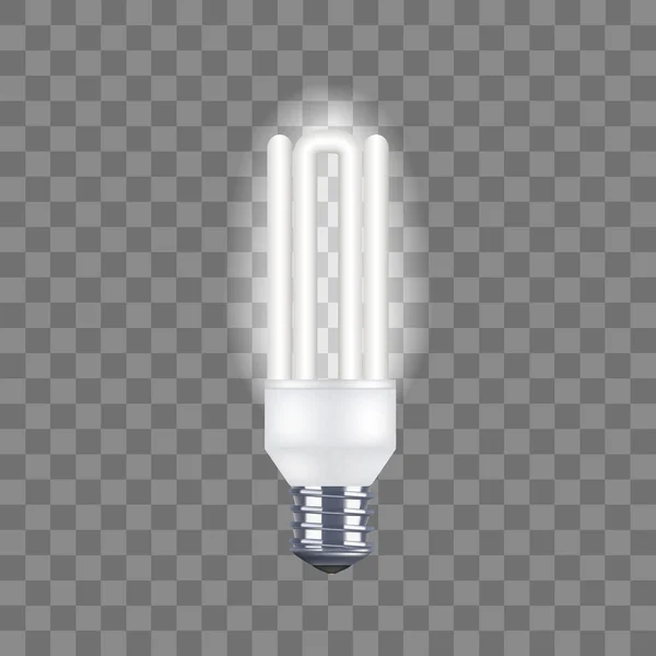Realistiska detaljerad lampa på en Transparent bakgrund. Vektor — Stock vektor