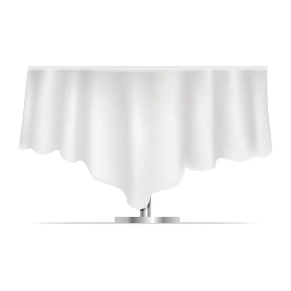 Refleic Detailed 3D Blank Restaurant Table Mockup. Вектор — стоковый вектор