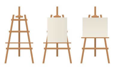 Gerçekçi Ayrıntılı 3d Boş Orman Doğaları Şablon Model Seti. Vektör