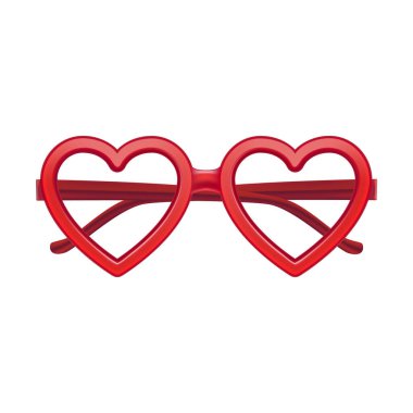 Gerçekçi Detaylı 3d Vintage Red Heart Glass. Vektör