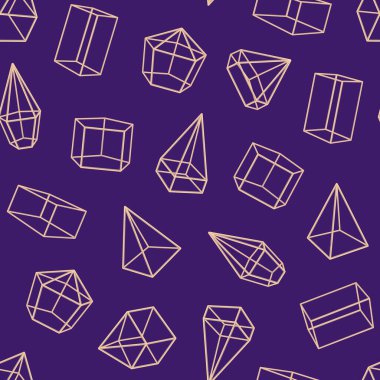 İnce Hat Kenarlı, Kusursuz Desenli Cam Konteynır. Vektör