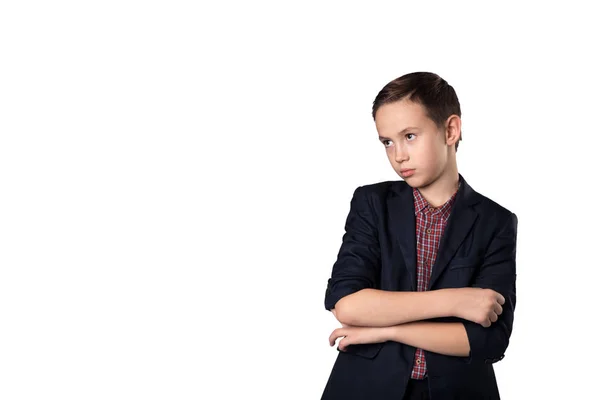 Портрет успіху молодого ділового хлопчика — стокове фото