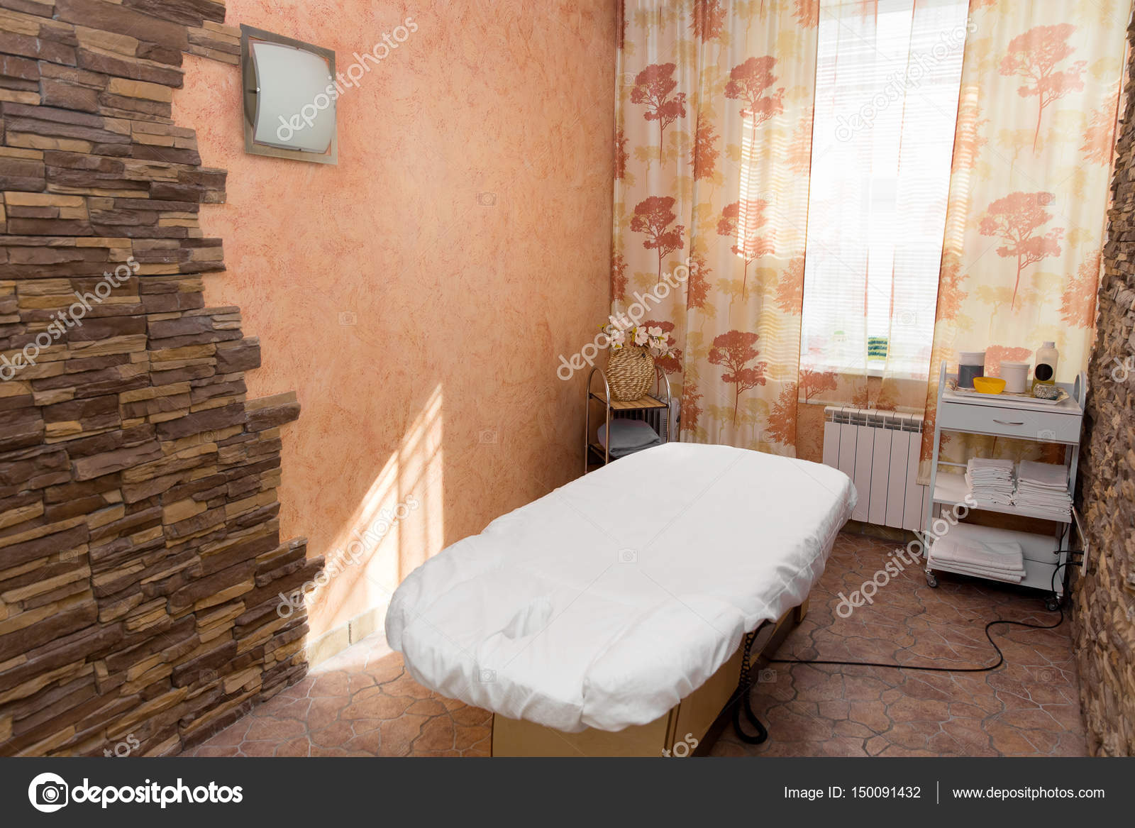 Massage Room Wall Decor Massage Room With Massage Table And