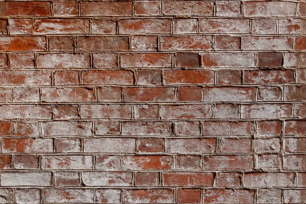 Красный старый изношенные кирпичные стены текстуры фона — стоковое фото
