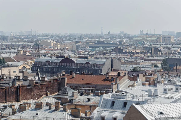 St. Petersburg. View from the colonnade of St. Isaac's Cathedral. Russia. — Stock Photo, Image